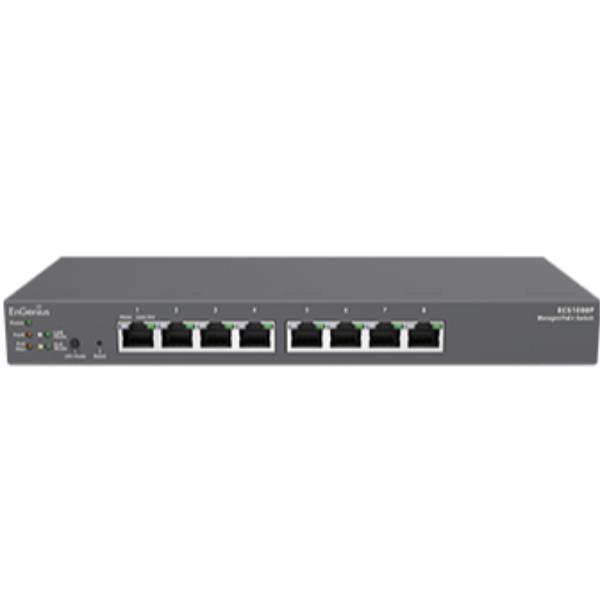 Cloud Managed Switch 8-port GbE PoE - 55W