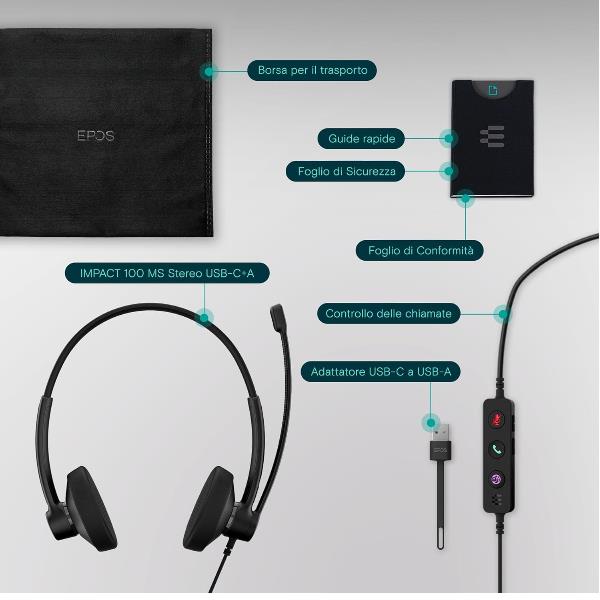 IMPACT 100 MS Mono USB-C+A
