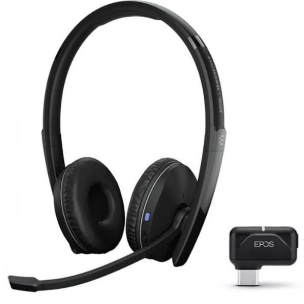 ADAPT 261 Cuffia Double Bluetooth con dongle USB-C, certificata Microsoft Teams