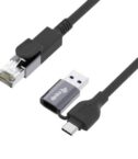 EQUIP - Cavo 2 in 1 USB-C + A a RJ45 Gigabit Ethernet - 3.0m