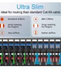 EQUIP - CAVO PATCH SLIM CAT.6A U/UTP (LSZH/LSOH), 500Iz, 10GHz, GRIGIO 5.0m