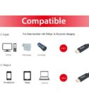 EQUIP - Cavo USB 3.2 Gen 1 C a C, PD 60W, 5Gbps, Nero - 0.5m