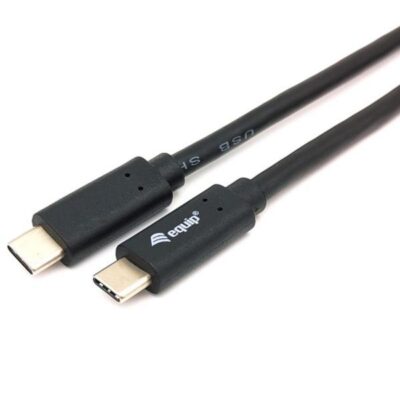 EQUIP - Cavo USB 3.2 Gen 1 C a C, PD 60W, 5Gbps, Nero - 0.5m
