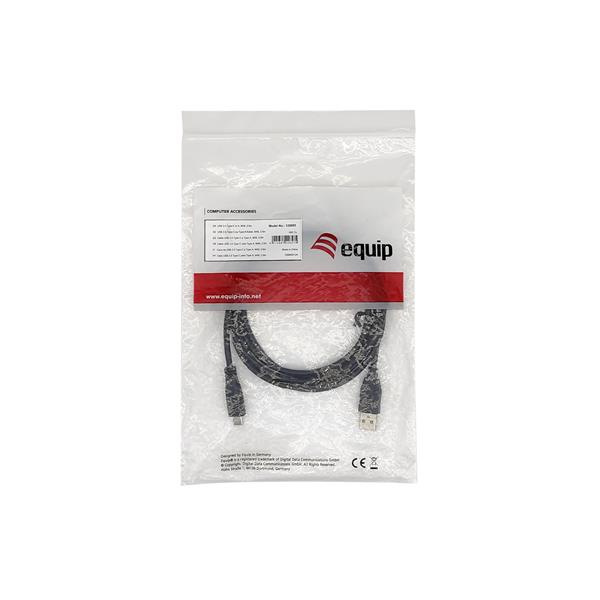 EQUIP - Cavo USB 2.0 da C a A, M/M, 0.3m