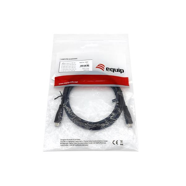 EQUIP - CAVO USB 2.0 da C a C, M/M, PD 60W - 0.3m
