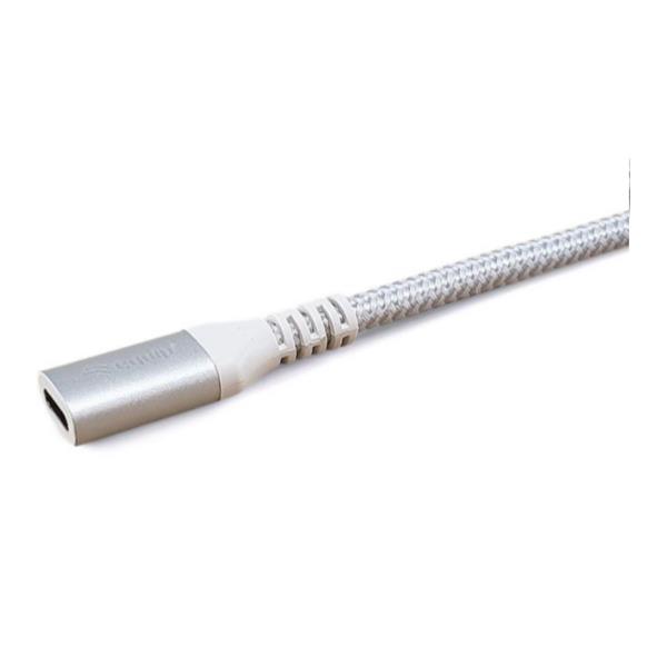 EQUIP - Cavo di prolunga USB 3.2 Gen 2 da C a C, M/F, 4K/60Hz, 10Gbps, Bianco - 1.0m