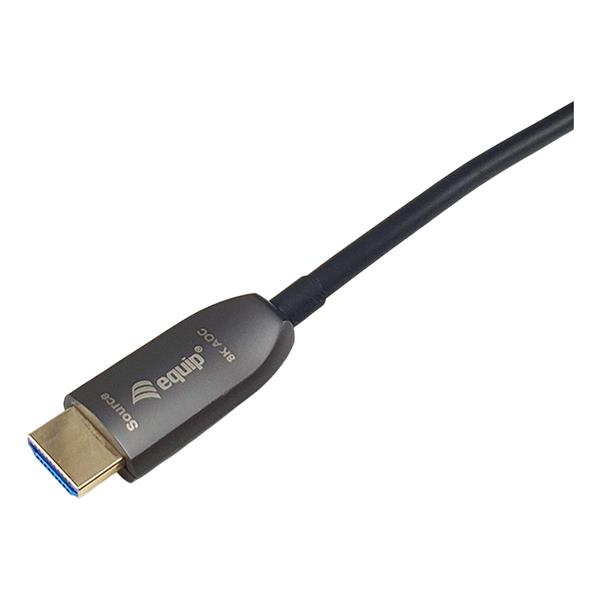 EQUIP - Cavo schermato a fibra ottica attivo HDMI 2.1, 8K/60Hz, 4K/120Hz, 48Gbps - 25m