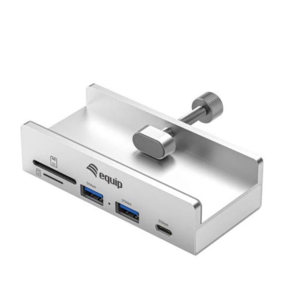 EQUIP - HUB USB a morsetto a 5 porte, 5 Gbps