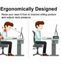 EQUIP - SUPPORTO ERGONOMICO PER MONITOR con USB (USB-A x 4, USB-C x 1)