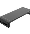 EQUIP - SUPPORTO ERGONOMICO PER MONITOR con USB (USB-A x 4, USB-C x 1)