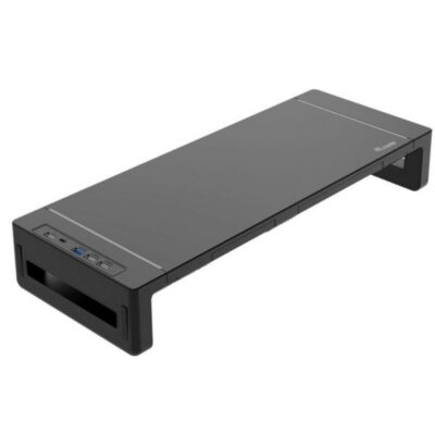 EQUIP - SUPPORTO ERGONOMICO PER MONITOR con USB (USB-A x 4, USB-C x 1)