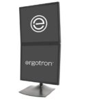 DS100 - SUPPORTO PER 2 MONITOR - VERTICALE (NERO)