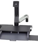 BRACCIO SIT-STAND COMBO STYLEVIEW® CON SUPERFICIE DI LAVORO (ALLUMINIO)