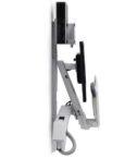 SISTEMA SIT-STAND COMBO STYLEVIEW® CON SUPPORTO PER CPU PICCOLO (BIANCO)