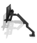 BRACCIO PER DOPPIO MONITOR DA SCRIVANIA HX (NERO))