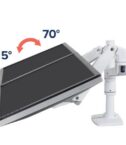BRACCIO PER DUE MONITOR SOVRAPPOSTI LX (BIANCO)