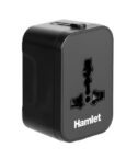 XPDC-AC20TRAV Adattatore Universale da Viaggio per Prese Elettriche + USB Charger 4 Porte - 2 x USB-C PD 20W, 2 porte USB-A QC 18W