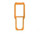 CUSTODIA PROTETTIVA PER CK65 6703/FLEXRANGE ARANCIONE