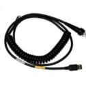 USB CABLE, 3 MT, COILED, BLACK