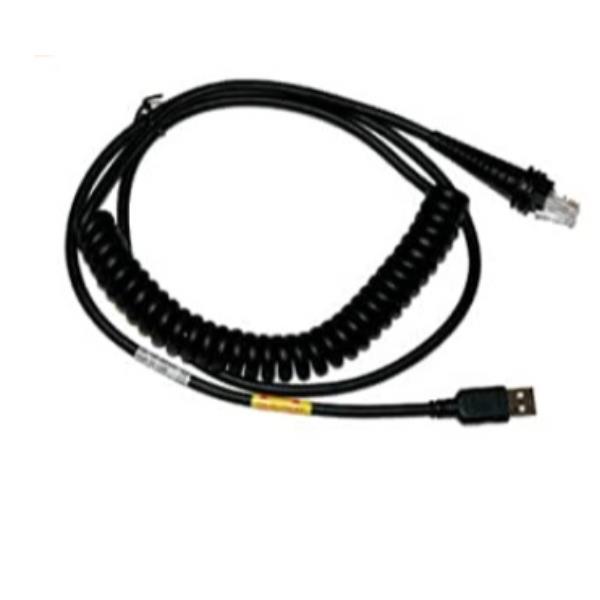 USB CABLE, 3 MT, COILED, BLACK
