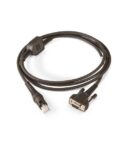 Cable: RS232, black, DB9, 2.9m (9.5´), straight, 5V external power
