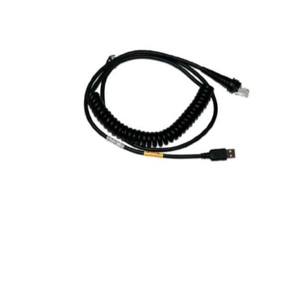 USB CABLE, 3 MT, COILED, BLACK