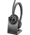 Cuffie HP Poly Voyager 4320 UC Stereo USB-A Headset +BT700 USB-A Adapter +Charging Stand