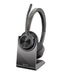 Cuffie HP Poly Voyager 4320 UC Stereo USB-A Headset +BT700 USB-A Adapter +Charging Stand
