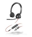 Cuffie HP Poly Blackwire 3325 USB-C/A + AUX 3,5 mm MS