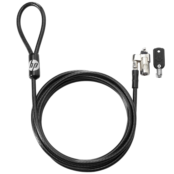 Cavo di sicurezza HP con lucchetto e chiave da 10 mm