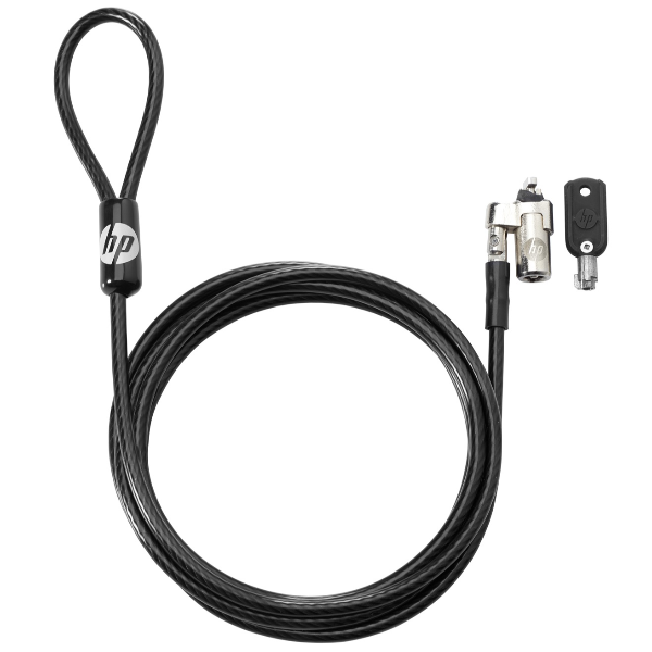 Cavo di sicurezza HP con lucchetto e chiave da 10 mm