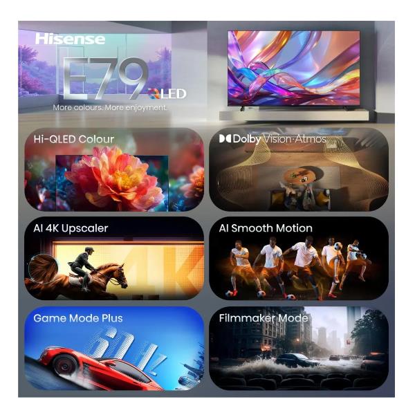 85 E79S QLED 4K ULTRA HD SMART VIDAA 60HZ