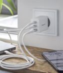 POWER ADAPTER 2 USB-C + 1 USB A GAN 65W