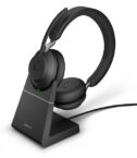 JABRA EVOLVE2 65 UC STEREO BLACK con base di ricarica