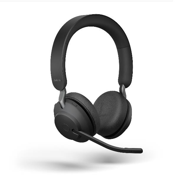 JABRA EVOLVE2 65 UC STEREO BLACK con base di ricarica