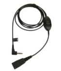 Jabra quick disconnect (QD) to 3.5mm jack cord for Alcatel