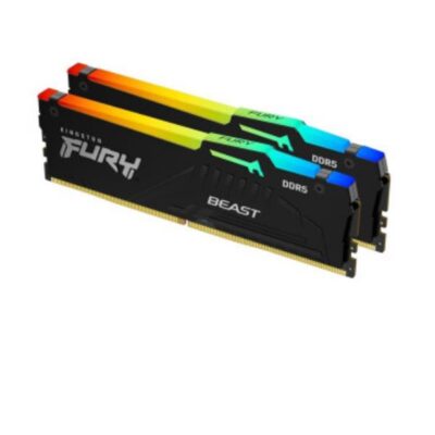 Kingston - FURY Beast Black RGB XMP 32GB Kit da 2