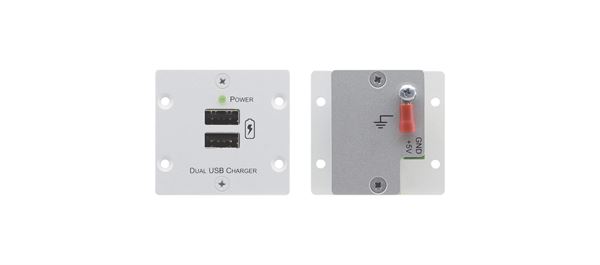 W-2UC - DUAL USB 2A CHARGING WALL PLATE