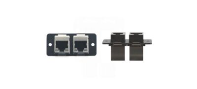 W4545 - DUAL RJ45 WALL PLATE