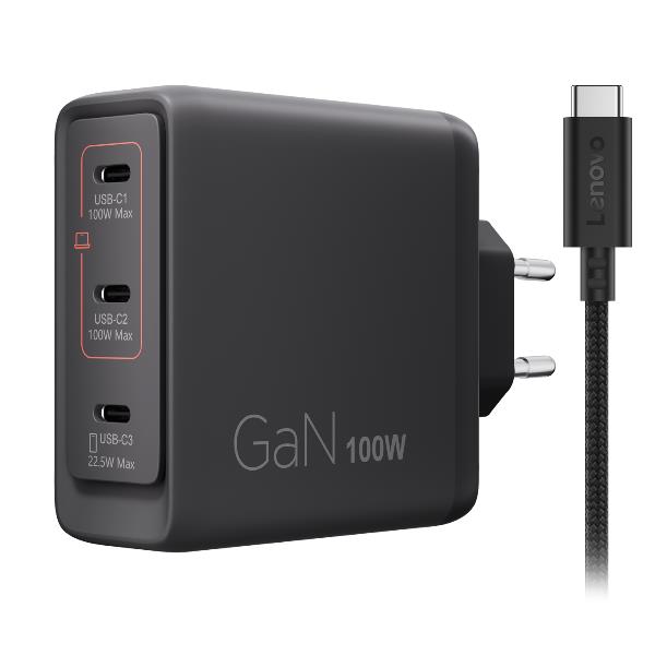 Lenovo Multi-port USB-C 100W GaN Charger