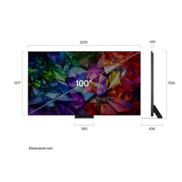 100 EVO AI 96 MICRO RGB 4K ULTRA HD WEBOS26 - BASE CENTRALE
