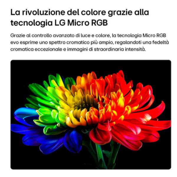 100 EVO AI 96 MICRO RGB 4K ULTRA HD WEBOS26 - BASE CENTRALE