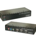 Extender KVM Cat.6 DVI-D Single Link, USB e Audio, 50m