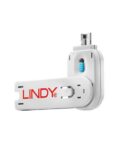 BLOCCA PORTE USB BLU + 4 SERRATURE