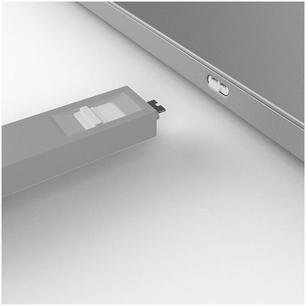 BLOCCA PORTE USB-C BIANCO + 4 SERRATURE
