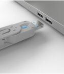 BLOCCA PORTE USB BLU