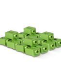 indietro Port Blocker SFP, 20 pezzi, Verde