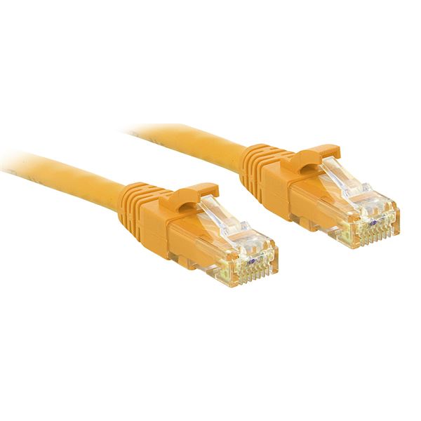 Cavo di Rete Cat.6 U/UTP Giallo, 3m