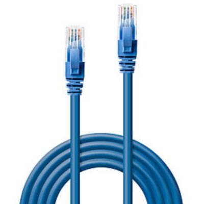 Cavo di Rete Cat.6 U/UTP Blu, 0.5m