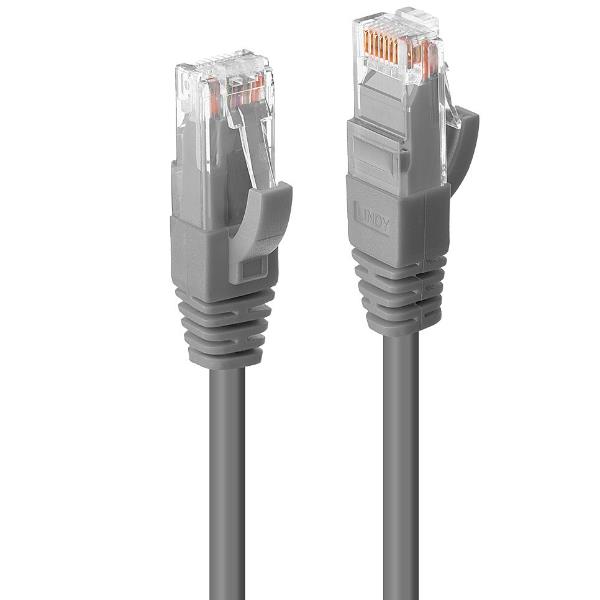 Cavo di Rete Cat.6 U/UTP LSZH Grigio, 3m